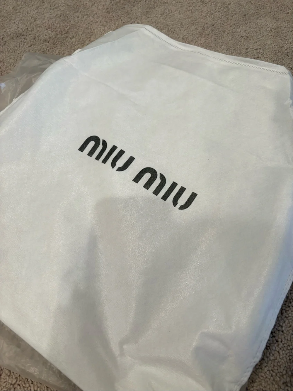 Miu Miu Crochet Striped Tote in Blue, Cream & Green GWP new - Picture 2 of 10